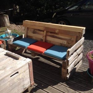 diy pallet patio furniture set