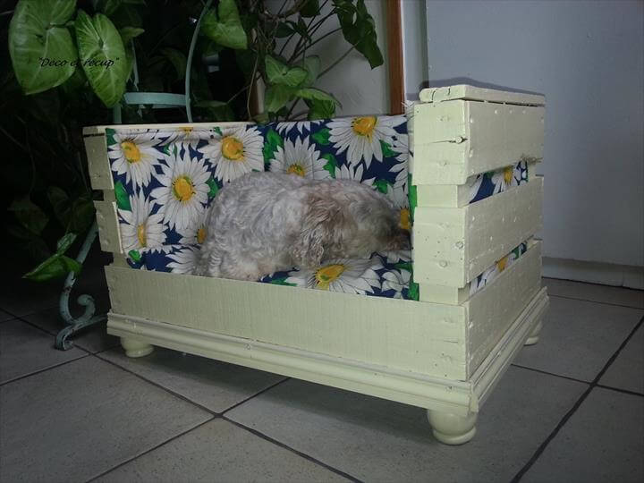 upcycled dog bed
