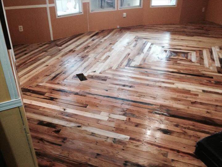 Pallet Floors Diy Ideas Viewfloor.co