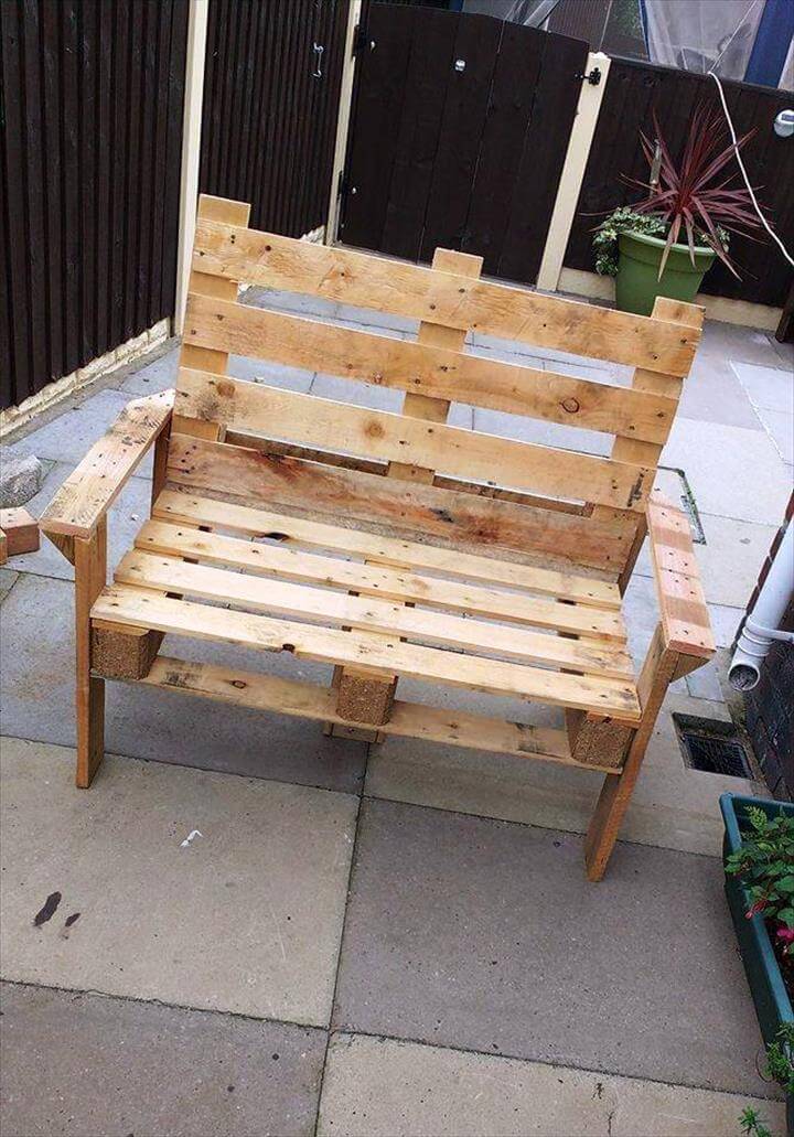 Diy Pallet Bench And Coffee Table Easy Pallet Ideas