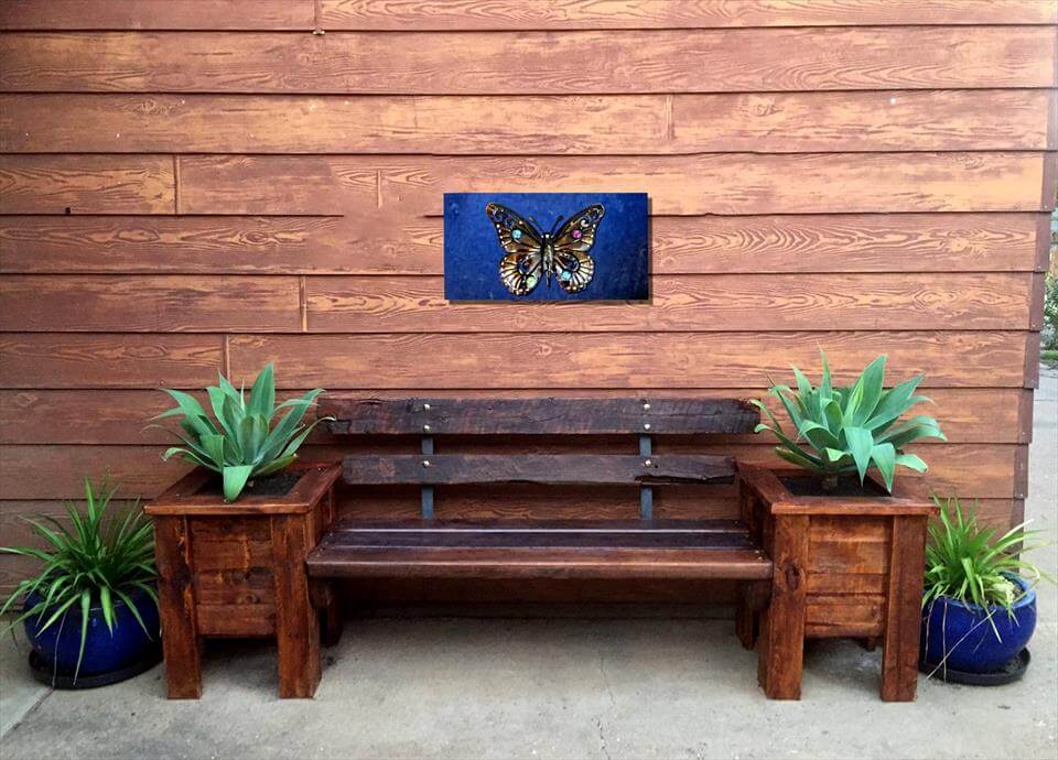 Diy Planter Box With Bench Seat